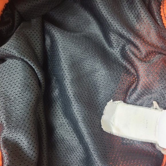 Vintage Nike Shorts Orange and Black Men's Size Large Mess Swimwear Men's Large - Picture 8 of 10